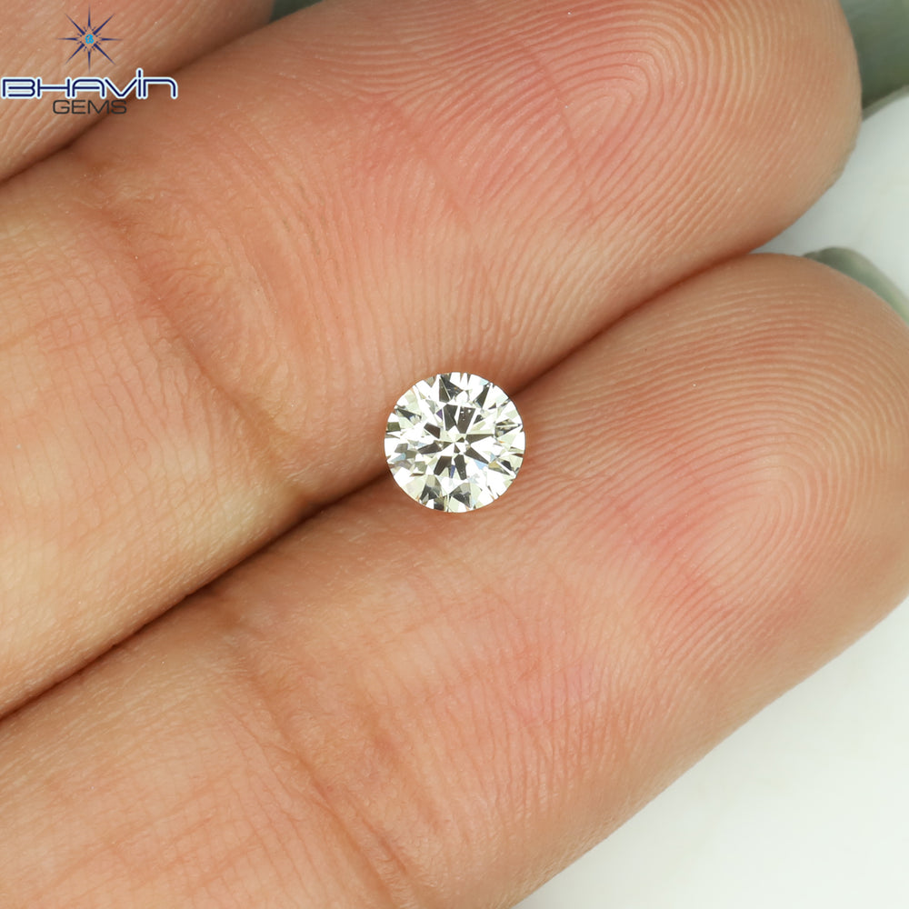 0.30 CT Round Shape Natural Loose Diamond White (J) Color VS1 Clarity (4.32 MM)