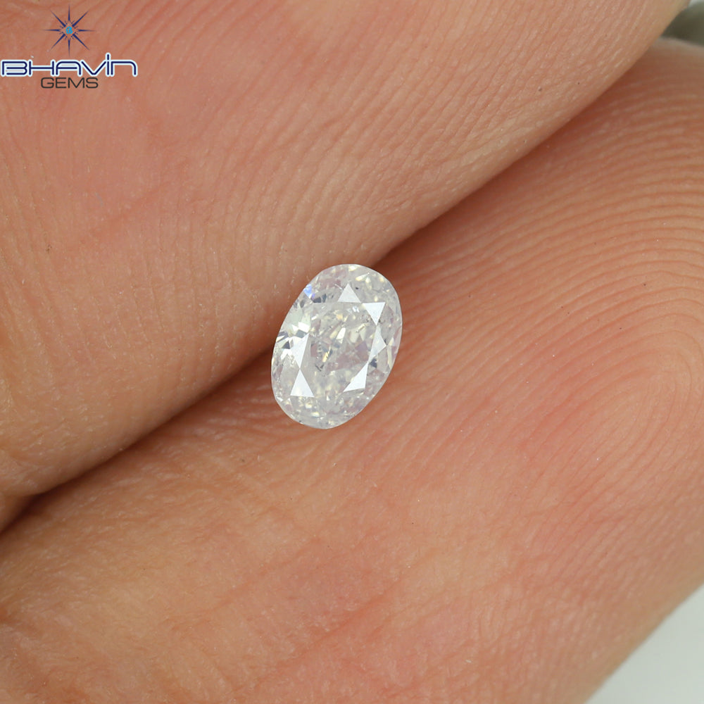 0.16 CT Oval Shape Natural Diamond White Color I1 Clarity (4.09 MM)