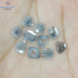 2.65 CT Slice Diamond Salt And Pepper Color Clarity I3 (6.90 MM)