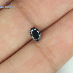 0.36 CT Cushion Diamond Natural Diamond Black Diamond Clarity I3 (4.87 MM)
