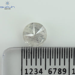 0.56 CT Round Shape Natural Diamond White Color I3 Clarity (5.15 MM)