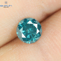 0.45 CT Round Diamond Natural Loose Diamond Blue Color I3 Clarity (4.75 MM)