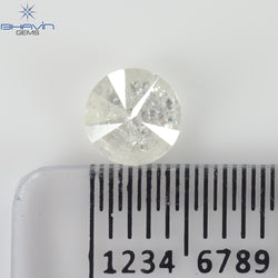 0.53 CT Round Shape Natural Diamond White Color I3 Clarity (5.15 MM)