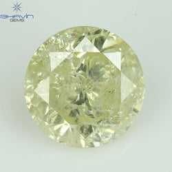 0.33 CT Round Shape Natural Loose Diamond White(M) Color I3 Clarity (4.35 MM)