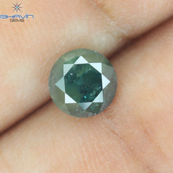 1.17 CT Round Diamond Natural Loose Diamond Blue Color I3 Clarity (6.13  MM)
