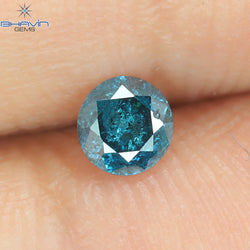 0.25 CT Round Diamond Natural Loose Diamond Blue Color I3 Clarity (3.79 MM)