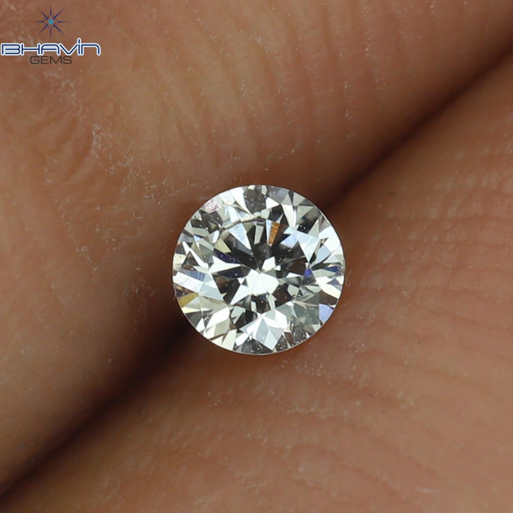 0.08 CT Round Shape Natural Diamond Pink Color VS1 Clarity (2.81 MM)