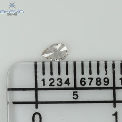 0.08 CT Pear Shape Natural Diamond Pink Color VS1 Clarity (3.45 MM)