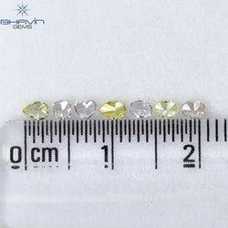 0.46 CT/7 Pcs Mix Shape Natural Diamond Mix Color VS-SI Clarity (3.12 MM)