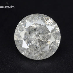 0.65 CT Round Shape Natural Diamond White Color I3 Clarity (5.36 MM)