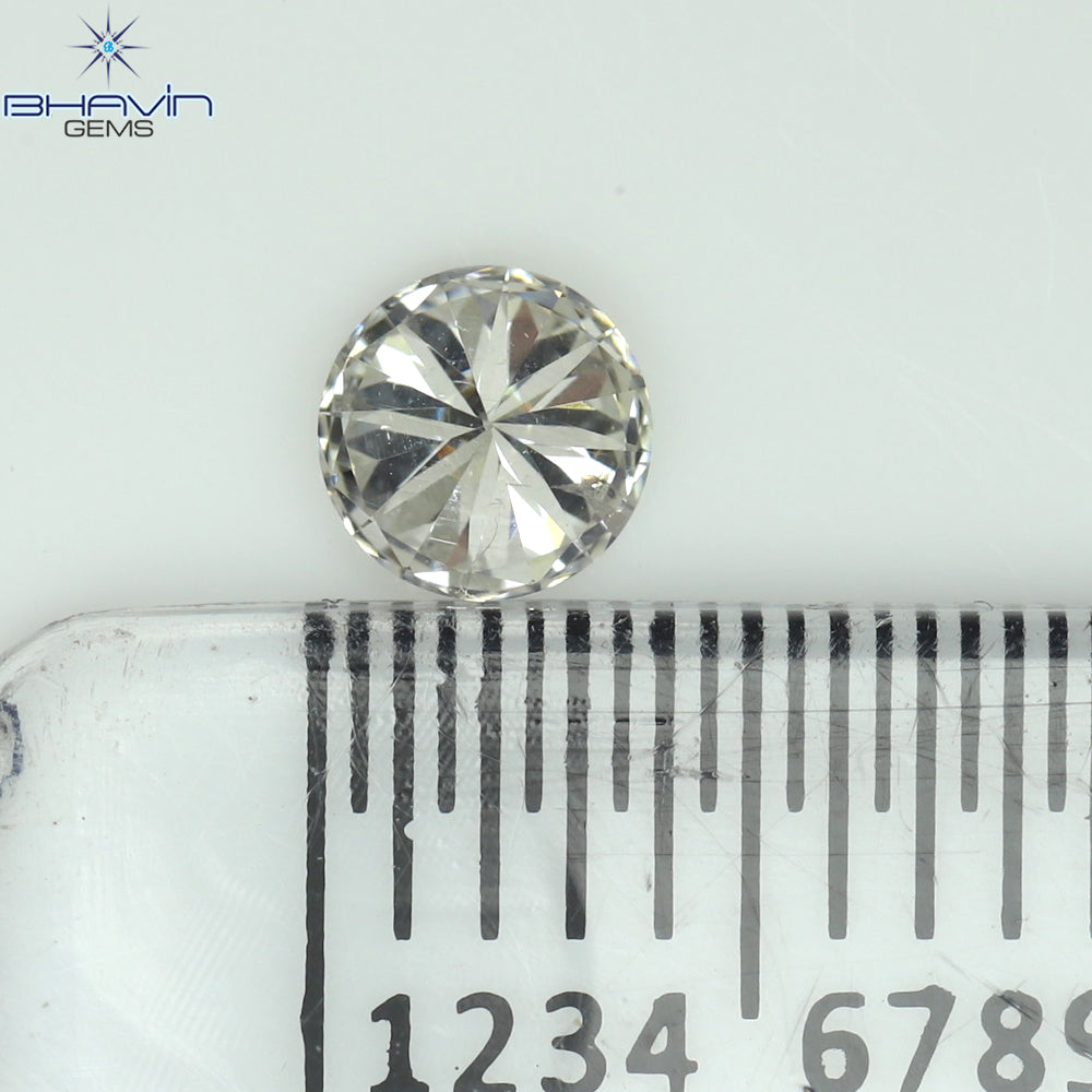 0.22 CT Round Shape Natural Loose Diamond White (G) Color SI1 Clarity (3.85 MM)