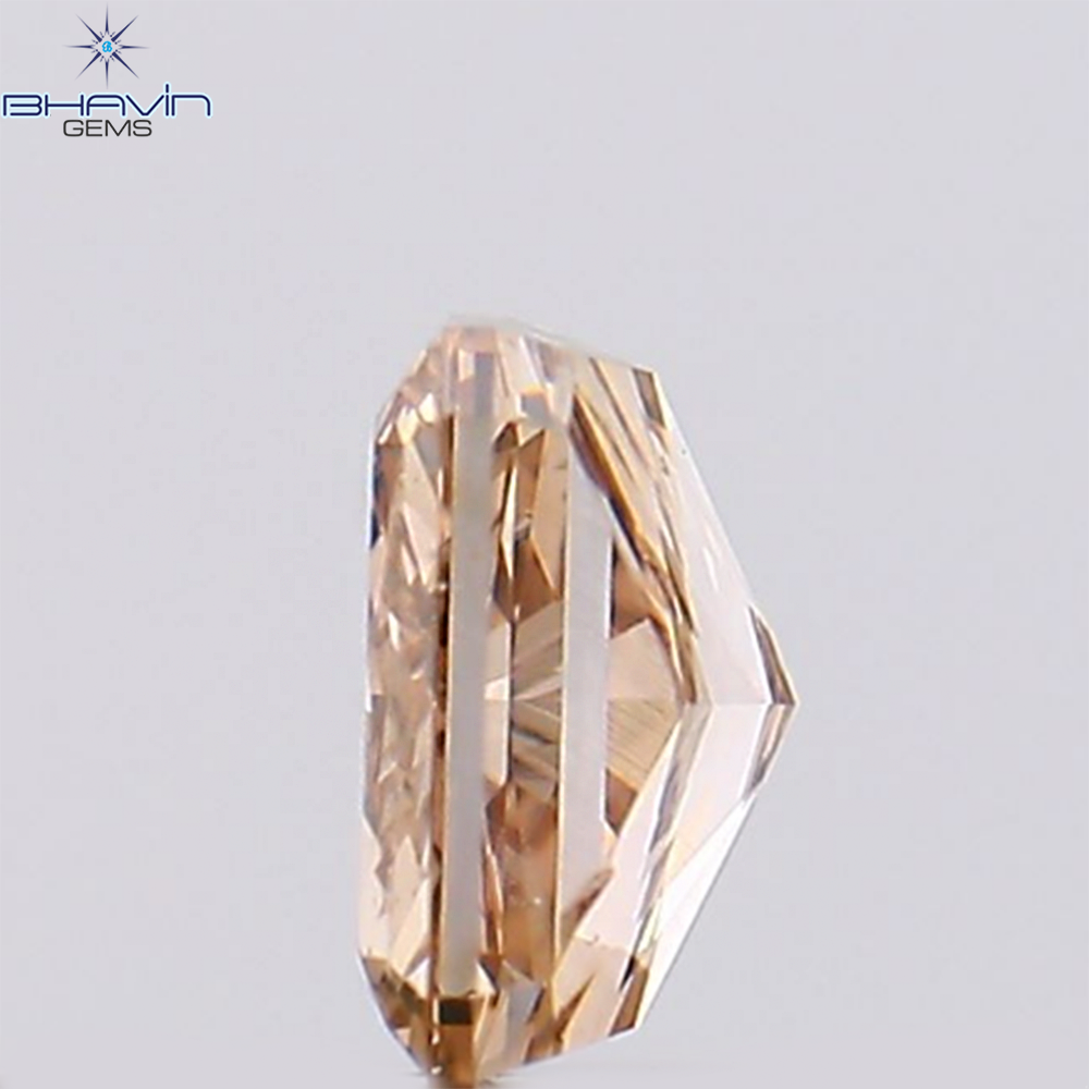 0.41 CT Radiant Diamond Pink (Argyle) Color Natural Loose Diamond SI1 Clarity (4.46 MM)