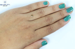 0.16 CT Heart Shape Natural Diamond Green Color VS1 Clarity (3.55 MM)