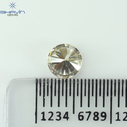 0.39 CT Round Shape Natural Loose Diamond White (M) Color VS1 Clarity (4.65 MM)