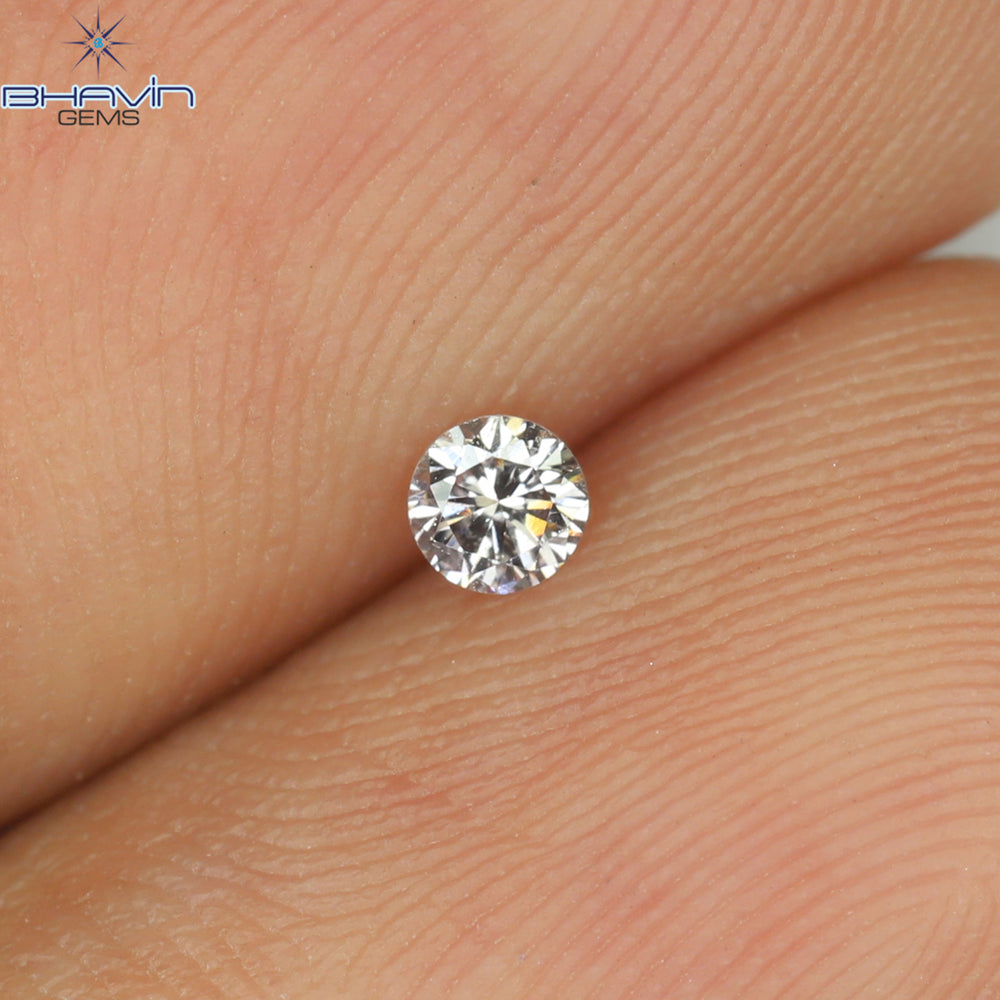 0.06 CT Round Shape Natural Diamond Pink Color VS1 Clarity (2.47 MM)