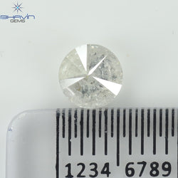 0.58 CT Round Shape Natural Diamond White Color I3 Clarity (5.30 MM)