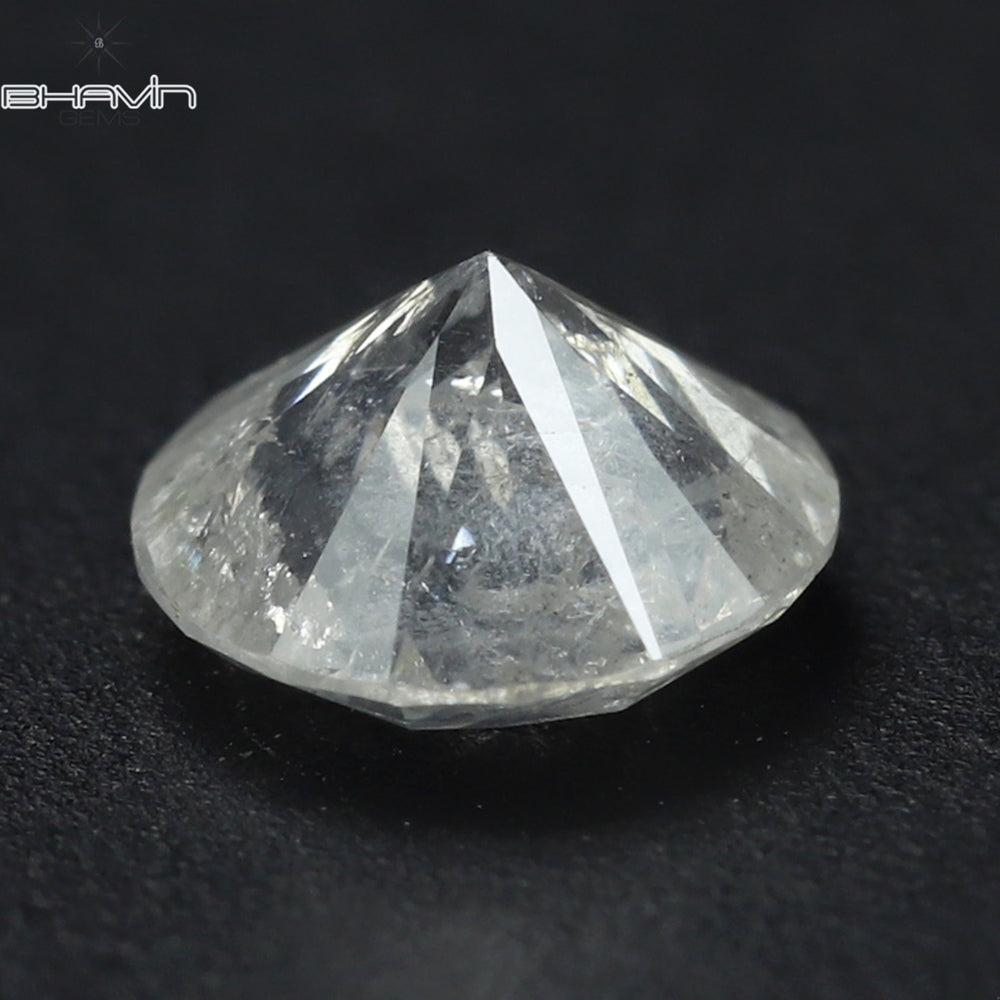 0.42 CT Round Shape Natural Diamond White Color I3 Clarity (4.80 MM)