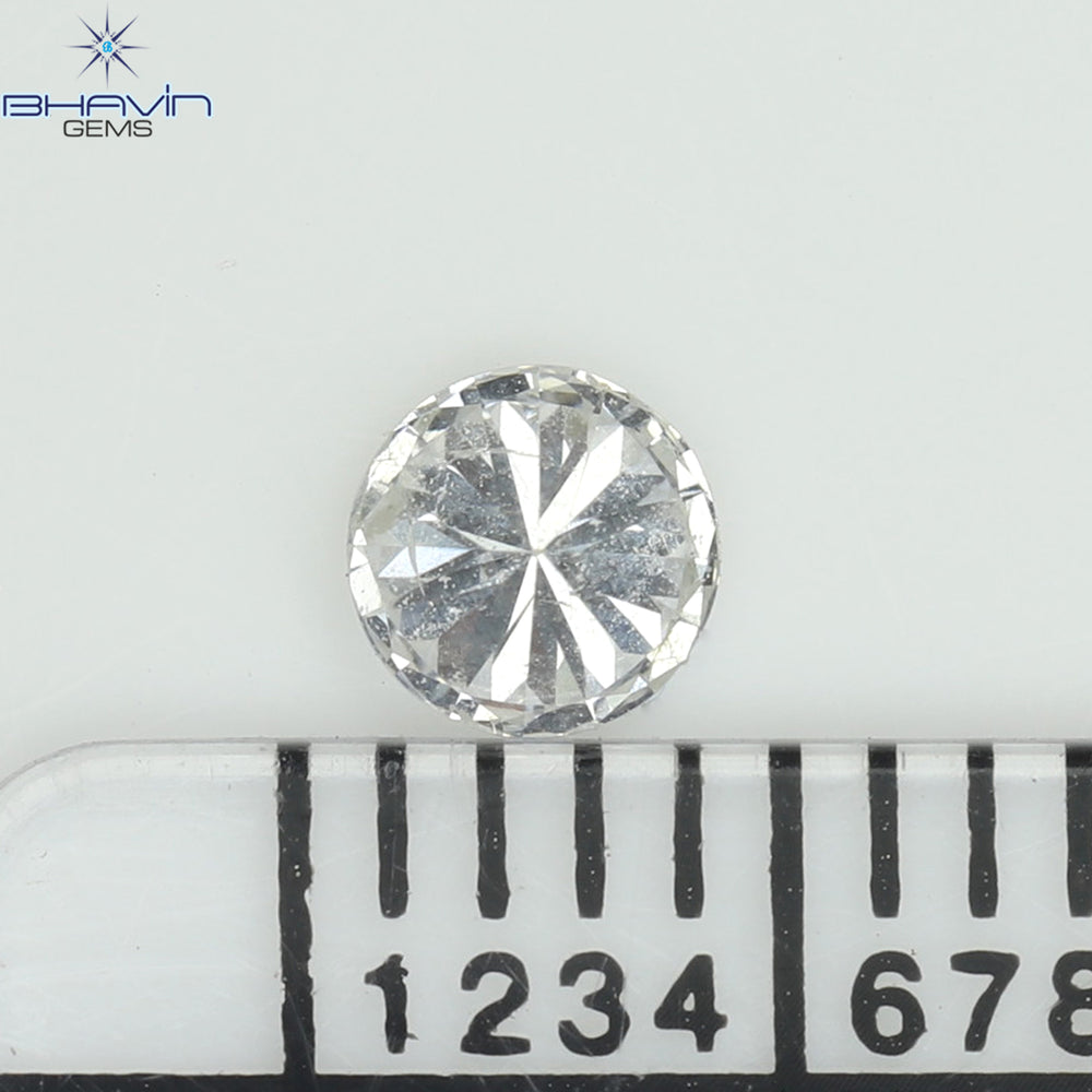 0.21 CT Round Shape Natural Loose Diamond White(G) Color SI2 Clarity (3.56 MM)