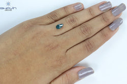 1.13 Pear Shape Natural Diamond Blue Color I3 Clarity (9.22 MM)