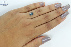 1.20 Pear Shape Natural Diamond Blue Color I3 Clarity (8.30 MM)