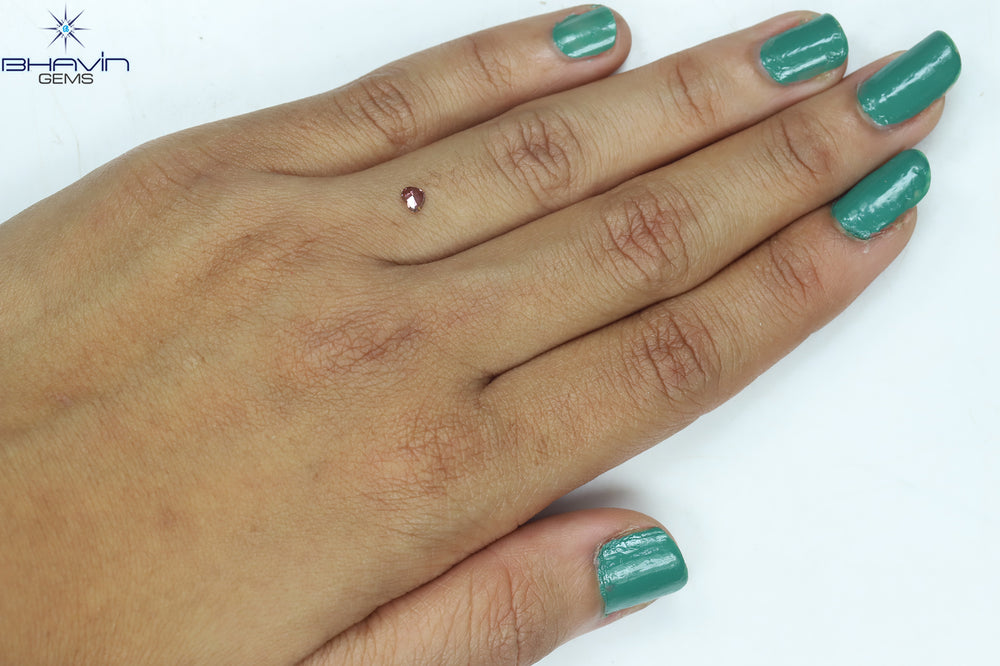 0.20 CT Heart Shape Pink Color Natural Loose Diamond VS1 Clarity (3.73 MM)