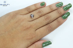 1.94 CT Heart Shape Natural Diamond Pink Color I3 Clarity (7.42 MM)