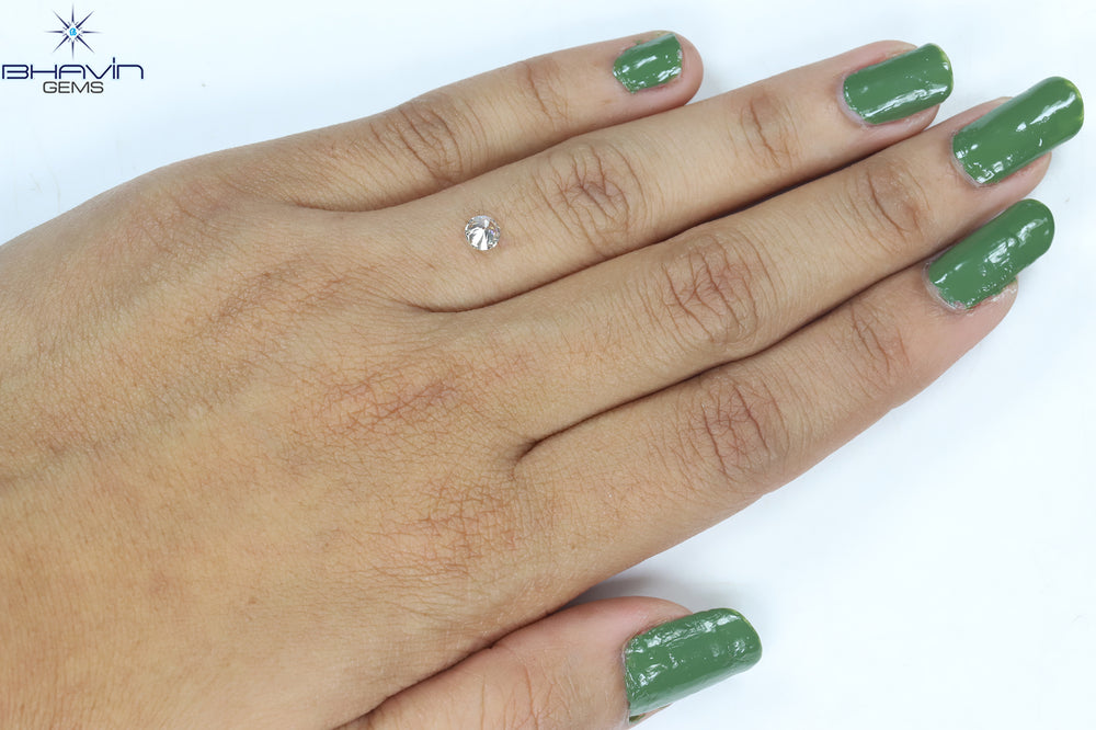 0.30 CT Round Shape Natural Loose Diamond White (J) Color VS1 Clarity (4.32 MM)