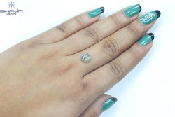 1.79 CT Oval Shape Natural Diamond Salt And Pepper Color I3 Clarity (7.90 MM)