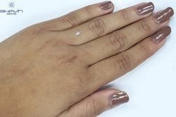 0.16 CT Oval Shape Natural Diamond White Color I1 Clarity (4.09 MM)