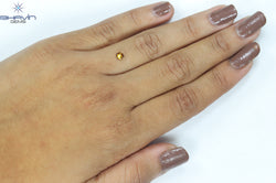 0.29 CT Cushion Shape Natural Diamond Red Color VS1 Clarity (3.60 MM)