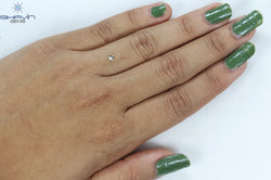 0.13 CT Heart Shape Natural Diamond Green Color SI2 Clarity (3.27 MM)