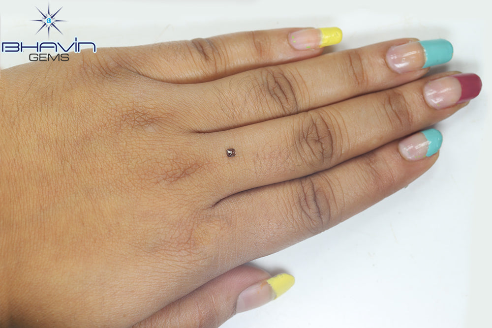 0.10 CT, Cushion Diamond, Pink Color, Natural loose Diamond, Clarity SI2, (2.66 MM)