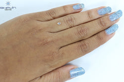 0.13 CT Oval Shape Natural Diamond White Color VS1 Clarity (3.60 MM)