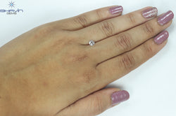 0.39 CT Round Shape Natural Loose Diamond White (M) Color VS1 Clarity (4.65 MM)