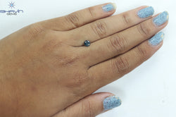 0.50 CT Round Diamond Natural Loose Diamond Blue Color I3 Clarity (4.95 MM)