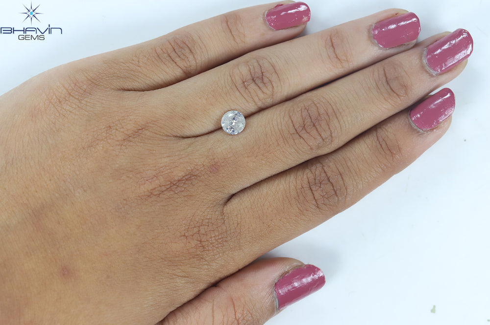 0.99 CT Round Shape Natural Loose Diamond White Color I3 Clarity (6.40 MM)