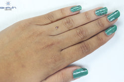 0.07 CT Pear Shape Natural Diamond Pink Color VS1 Clarity (3.40 MM)