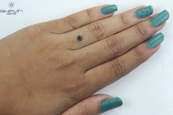0.26 CT Round Diamond Natural Diamond Blue Color I3 Clarity (4.00 MM)