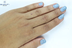 0.04 CT Radiant Diamond Pink Color Natural Diamond Clarity VS1 (2.24 MM)