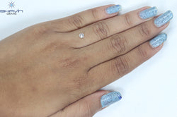 0.27 CT Round Shape Natural Loose Diamond White(H) Color I1 Clarity (3.84 MM)