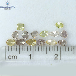 1.40 CT/14 Pcs Mix Shape Natural Diamond Mix Color SI Clarity (4.55 MM)