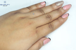 0.08 CT Round Shape Natural Diamond Pink Color VS1 Clarity (2.81 MM)
