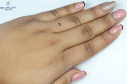 0.14 CT Heart Shape Enhanced Pink Color Natural Loose Diamond SI2 Clarity (3.38 MM)