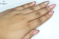 0.11 CT Round Shape Natural Diamond Pink Color I2 Clarity (3.13 MM)
