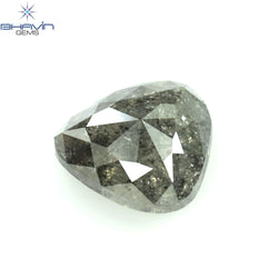 0.45 CT Heart Shape Natural Diamond Salt And pepper Color I3 Clarity (4.95 MM)