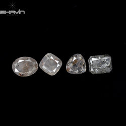 1.26 CT/4 PCS Mix Shape Natural Diamond White Color I3 Clarity (4.20 MM)
