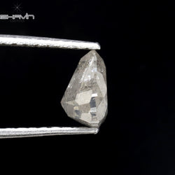 1.07 CT Heart Shape Natural Loose Diamond White Milky Color I3 Clarity (6.62 MM)