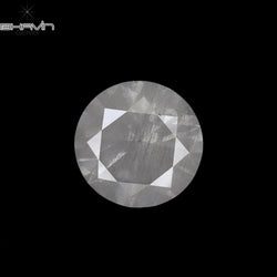 1.06 CT Round Shape Natural Loose Diamond White Color I3 Clarity (6.55 MM)
