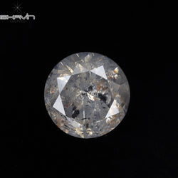 1.69 CT Round Shape Natural Loose Diamond White Color I3 Clarity (7.55 MM)