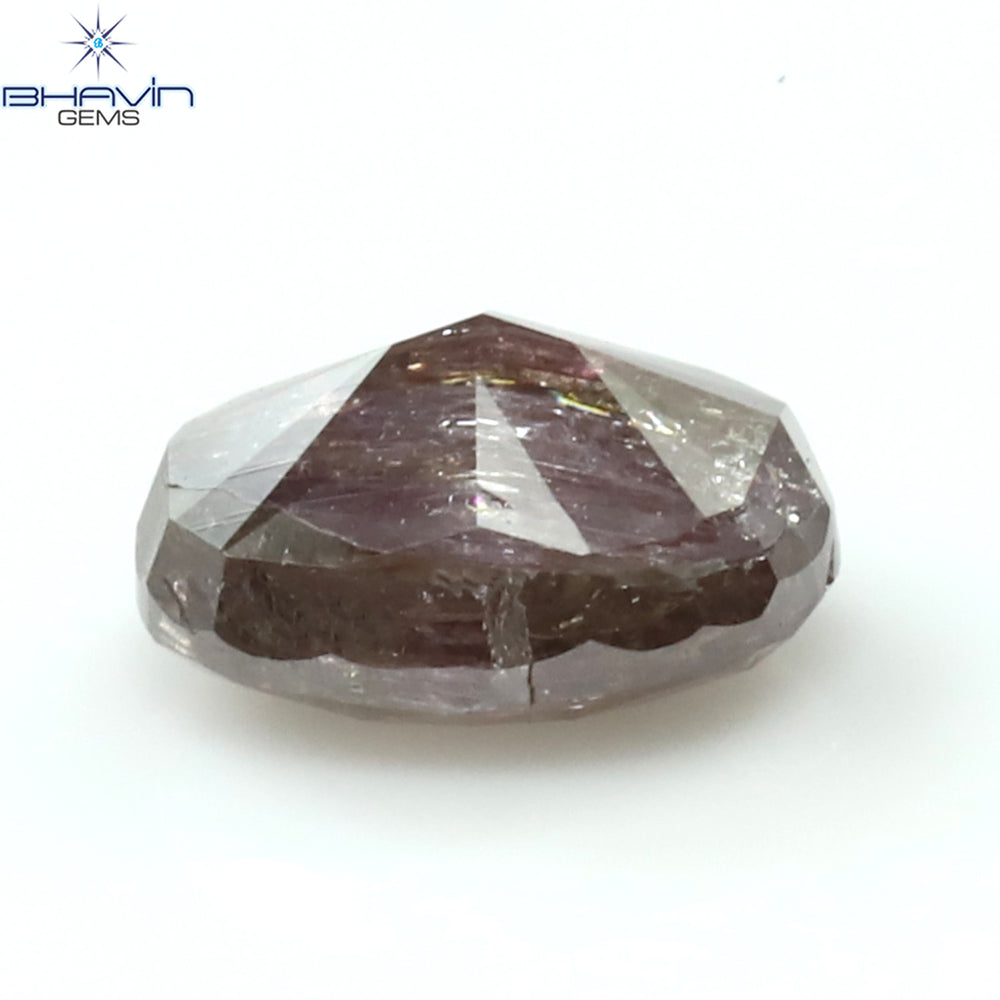 0.40 CT Oval Shape Natural Diamond Pink Color I3 Clarity (4.86 MM)